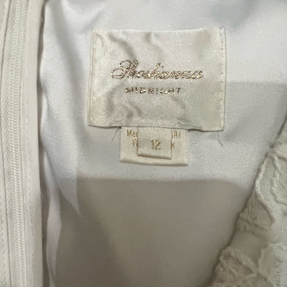 NEW SHOSHANNA MIDNIGHT CEREZA LACE MIDI MERMAID COCKTAIL DRESS - Picture 6 of 16